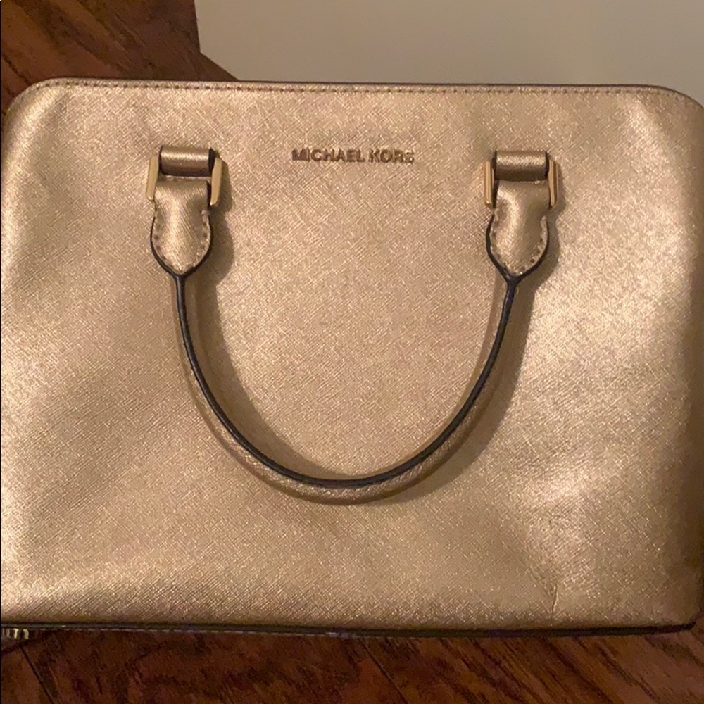 Michael Kors Savannah Bag Gold